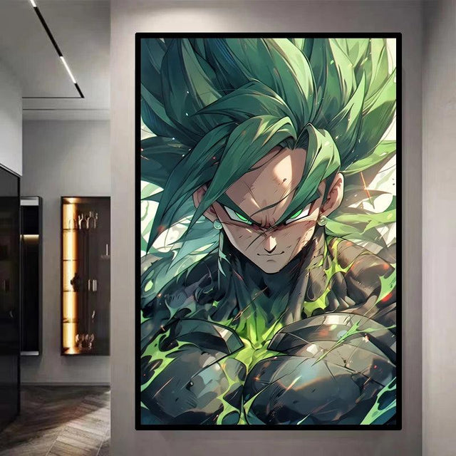 Broly Decorative Canvas Wall Poster - Item - BAI-DAY 