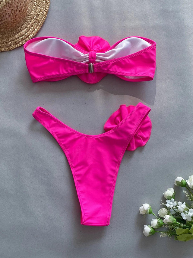 Floral Brazilian Style Bikini Swimwear - Item - BAI-DAY 