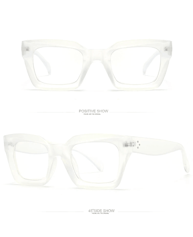 Oversized Square Design Colored Sunglasses - Item - BAI-DAY 