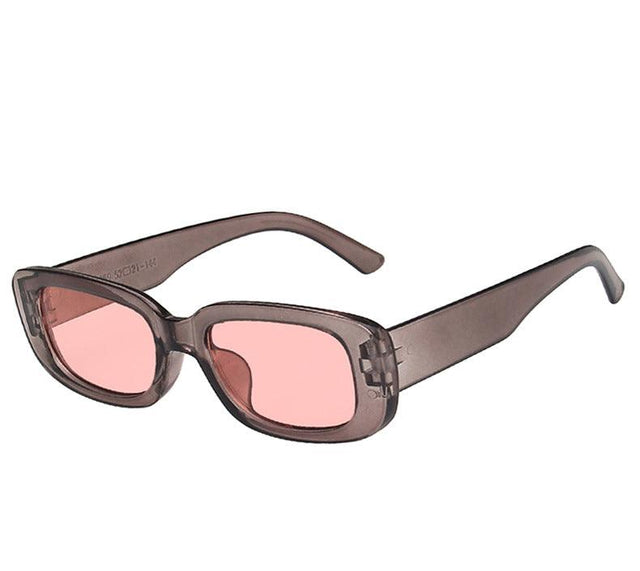 Leopard Rectangular Vintage Sunglasses - Item - BAI-DAY 