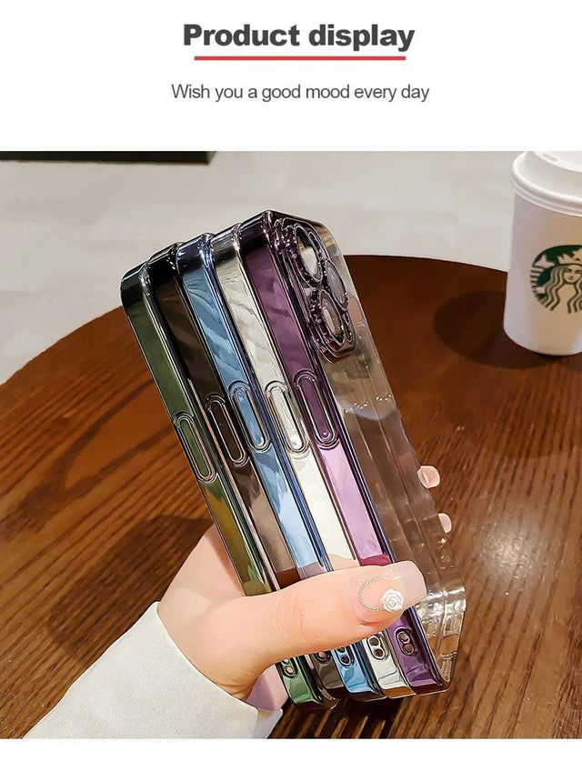 Modern Classy Style Clear iPhone Case XS to 12 - Item - BAI-DAY 