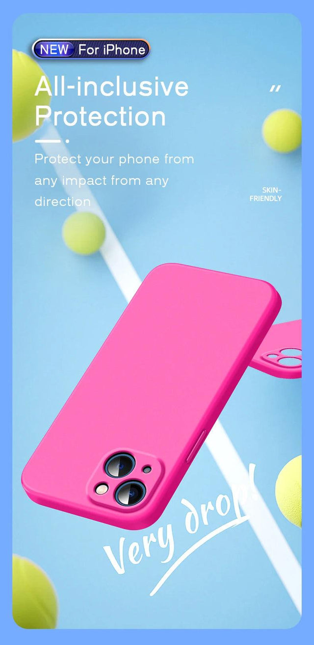 Plain Color Silicone Protective Case for iPhone 13 - Item - BAI-DAY 