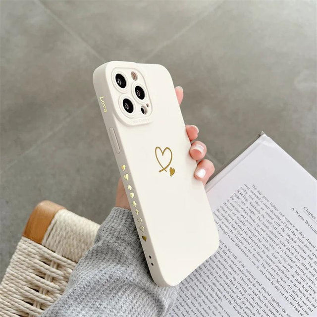 Protective Case for iPhone X to 12 Lovers of Love - Item - BAI-DAY 