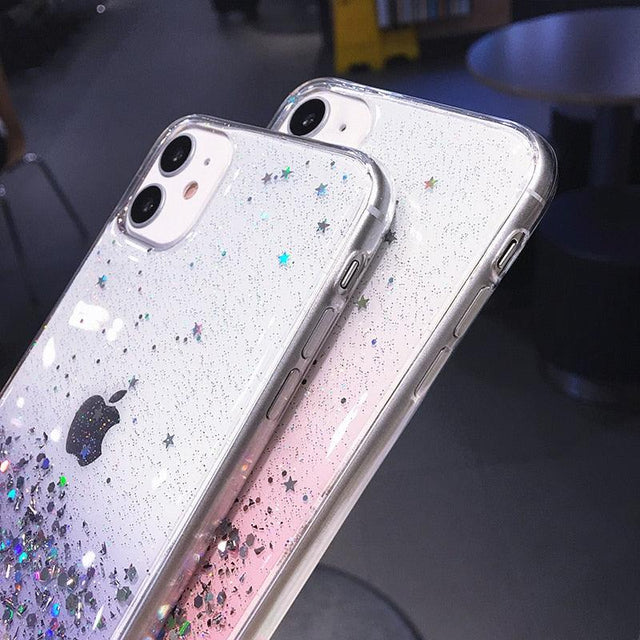 Rainbow Glitter iPhone Case (SE-15) - Item - BAI-DAY 