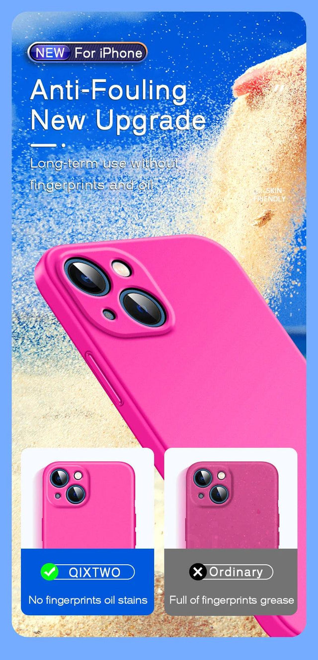 Solid Color Silicone Protective Case for iPhone (11-12) - Item - BAI-DAY 