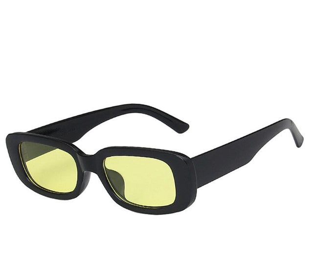 White Rectangular Vintage Sunglasses - Item - BAI-DAY 