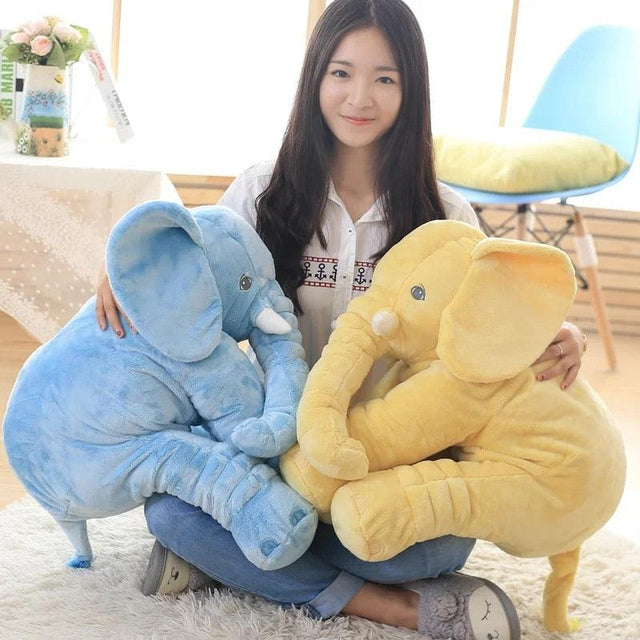 Big Cute Soft Elephant Plush & Pillow - Item - BAI-DAY 
