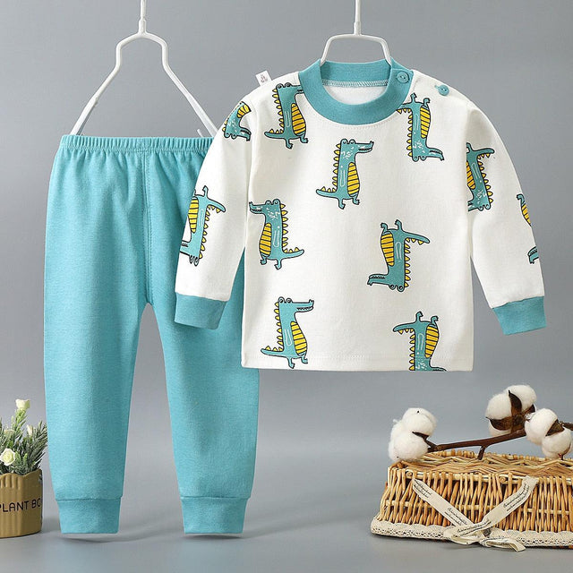Colorful Unisex Pajama Set for Kids and Toddlers - Item - BAI-DAY 