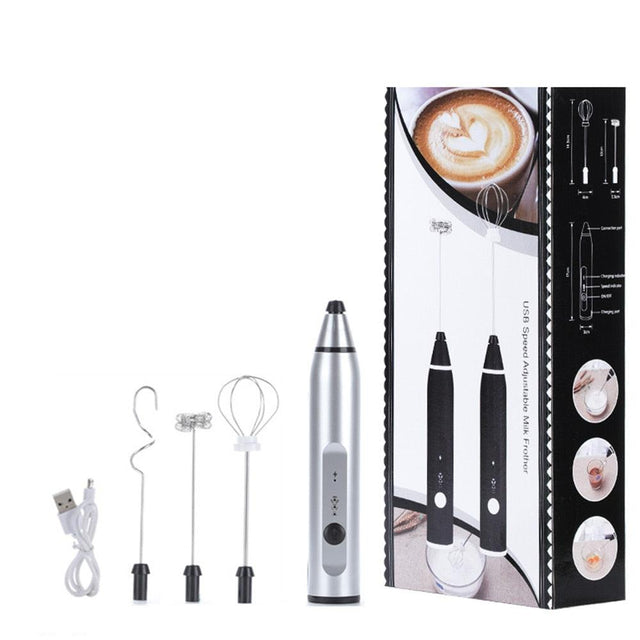 Cordless 3 in 1 Electric Whisk Rechargeable with USB Port - Item - BAI-DAY 