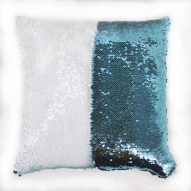 Reversible Colorful Pillowcase Decorative Sequin - Item - BAI-DAY 