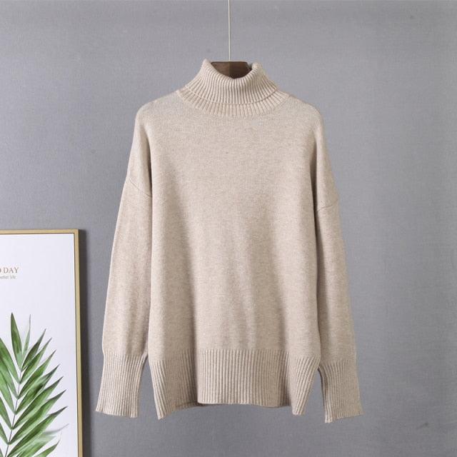 Stylish Thick Oversized Knitted Sweater - Item - BAI-DAY 