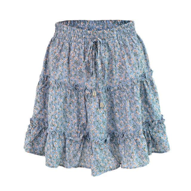 Summer Floral Print Skirt - Item - BAI-DAY 